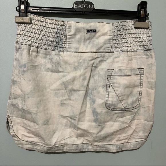 Roxy Sky Blue Acid Wash Skirt - Picture 6 of 13